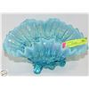 VINTAGE BLUE OPALESCENT BOWL