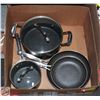 6 PIECE GRANITE STONE POTS AND PANS NON-STICK