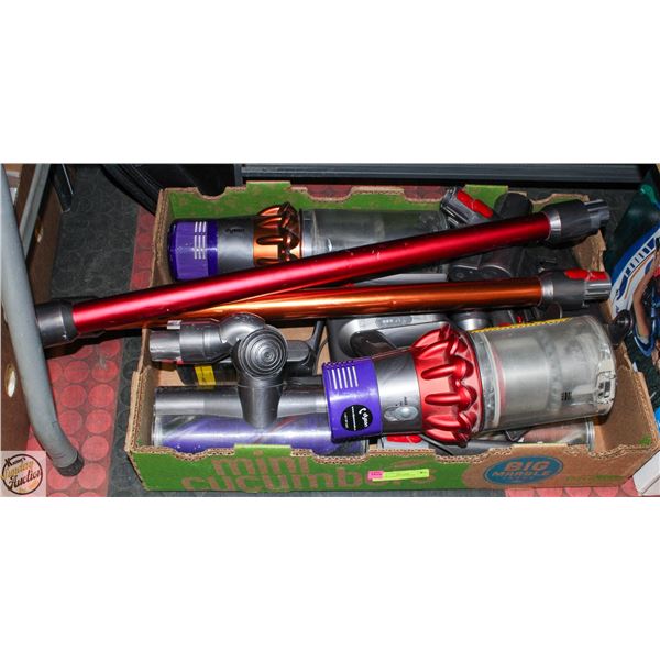 LOT OF DYSON VACUUMS