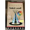 FULLY FUNCTIONAL TEEPEE TABLE LAMP