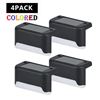 Image 2 : PACK OF 4PCS RGB COLORED SOLAR STEP LIGHTS