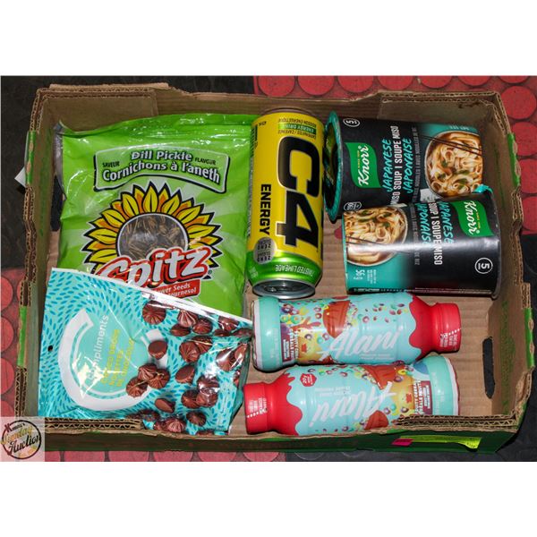 FLAT OF NON PERISHABLE FOOD PRODUCTS