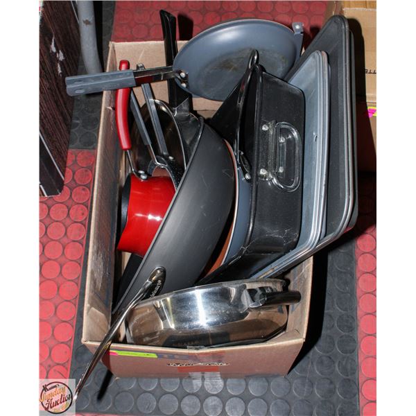 POTS AND PANS WOK, FRYPAN, SAUCE