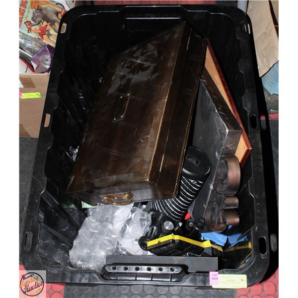 BOX OF MISC ESTATE ITEMS