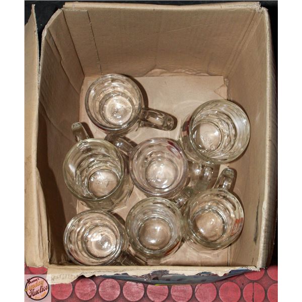 LOT OF 1960S A&W GLASS MUGS