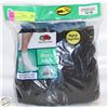Image 1 : BLACK ANKLE SOCKS 12-16 SIZE 6-PACK FRUIT OF