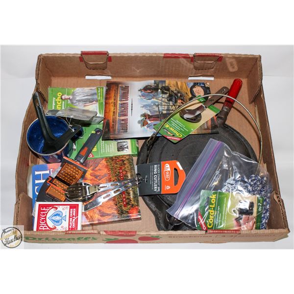 FLAT WITH NEW CAMPING/SURVIVAL GEAR INCL.