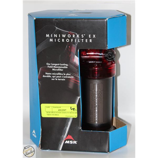 NEW MOUNTAIN SAFETY RESEARCH "MINI WORKS