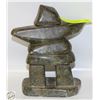 INUIT SOAPSTONE INUKSHUK-ESTATE