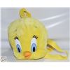 VINTAGE LOONEY TUNES FUZZY TWEETY BIRD BACKPACK