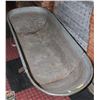 VINTAGE GALVANIZED BATH TUB