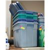 Image 1 : 4 RUBBERMAID TOTES W/LIDS