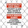 Image 1 : NEW EMERGENCY EXIT ONLY SECUITY ALARM WILL SOUND