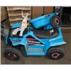Image 1 : LITTLE KIDS BLUE QUAD+TRAILER NO CHARGER UNTESTED