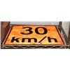 30 KM SIGN