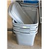 ASSORTED PLASTIC STORAGE BINS