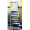 LARGE PLATFORM FIBREGLASS LADDER