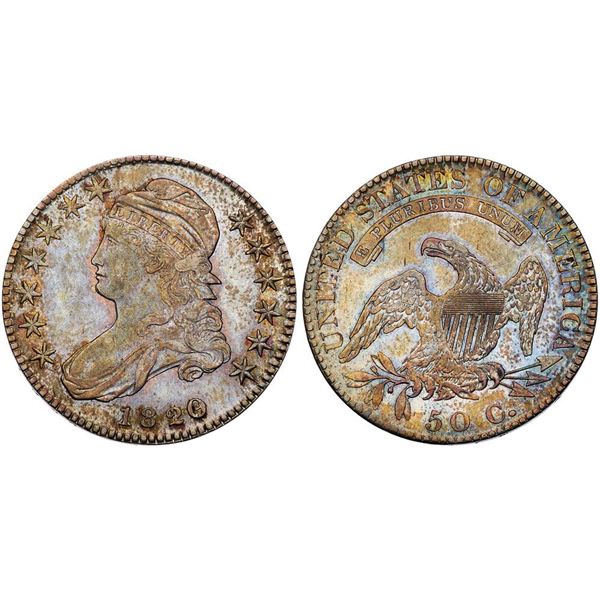 1820/19 Overdate 20 over 19, Overton-102 R1 VF35