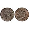 Image 1 : 1829 N-1 R3 Large Letters, PCGS graded MS63 Brown, CAC Approved