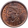 Image 2 : 1850 N-19/16 R1 PCGS graded MS65 Red & Brown, CAC Approved