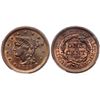 Image 1 : 1851 N-38 R1 PCGS graded MS65 Red & Brown
