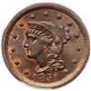 Image 2 : 1851 N-38 R1 PCGS graded MS65 Red & Brown