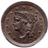 Image 2 : 1852 N-16 R1 PCGS graded MS64 Brown, CAC Approved