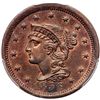 Image 2 : 1856 N-11 R1 Upright 5 PCGS graded MS62 Red & Brown