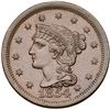 Image 2 : 1854 N-9 R2 "Dartboard Obverse" AU50
