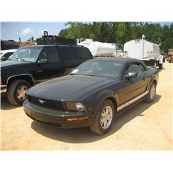 2007 FORD MUSTANG CONVERTIBLE