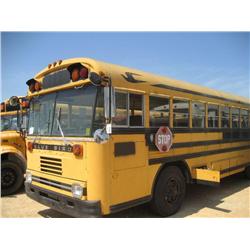 1989 CHEVROLET BLUEBIRD SCHOOL BUS