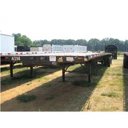 1999 TRANSCRAFT 48' FLATBED TRAILER