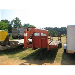 SHOPBUILT 30' TRI-AXLE GOOSENECK TRAILER