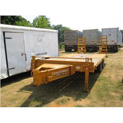 2007 CIRCLE W 12 TON DUAL TANDEM TAG TRAILER