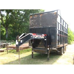 2006 TOP JAT 8'X16' GOOSENECK DUMP TRAILER