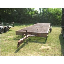 SHOPBUILT 30' TRI-AXLE TAG TRAILER (BILL OF S