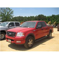 2004 FORD F150 4X4 CREW CAB PICKUP