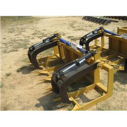 (UNUSED) 6' HYDRAULIC GRAPPLE FITS BOBCAT TYP