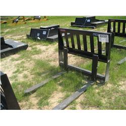 (UNSUED) PALLET FORK ATTACHMENT FITS SKID STE