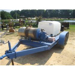 STEAM CLEANER W/300 GALLON WATER TANK MTD ON
