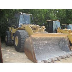 CAT 980G RUBBER TIRED LOADER S/N 2XRO4030 (01 YR) GP BUCKET W/ LINER