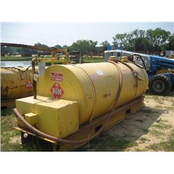 1000 GALLON FUEL TANK W/ELECTRIC PUMP