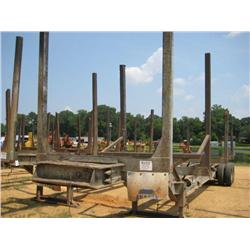 1994 EVANS 4 BOLSTER LOG TRAILER