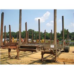 1986 PEERLESS 4 BOLSTER LOG TRAILER