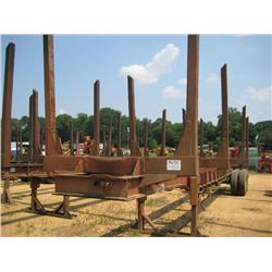 1992 SUN 4 BOLSTER LOG TRAILER