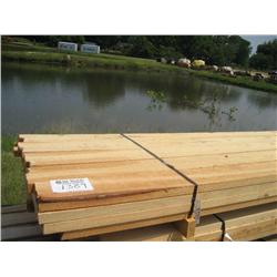 (1) BUNDLE 2X8X12 ROUGH CUT OAK FLOORING