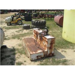 L-SHAPE FUEL TANK W/ELECTRIC PUMP