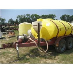 3600 GAL PLASTIC TANK W/PUMP