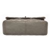 Image 4 : Chanel Grey Leather Large Double Flap Shoulder Bag