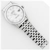Image 6 : Rolex Stainless Steel 36MM White Diamond Datejust Wristwatch